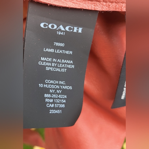 COACH DRAPEY SUEDE YRENCH COAT - Picture 4 of 5